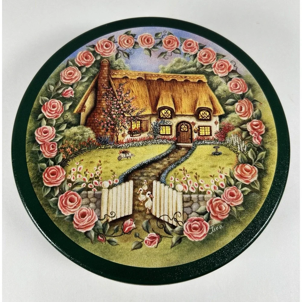 Cottagecore Decor Storage Tin 6.5